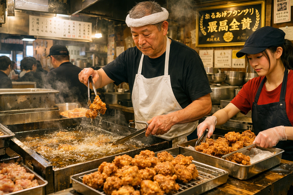 日本炸鸡老店若鸟，获奖后公布好吃秘诀，竟是66年不换油，引发当地民众热议。 （示意图、与本案无关/AI生成）