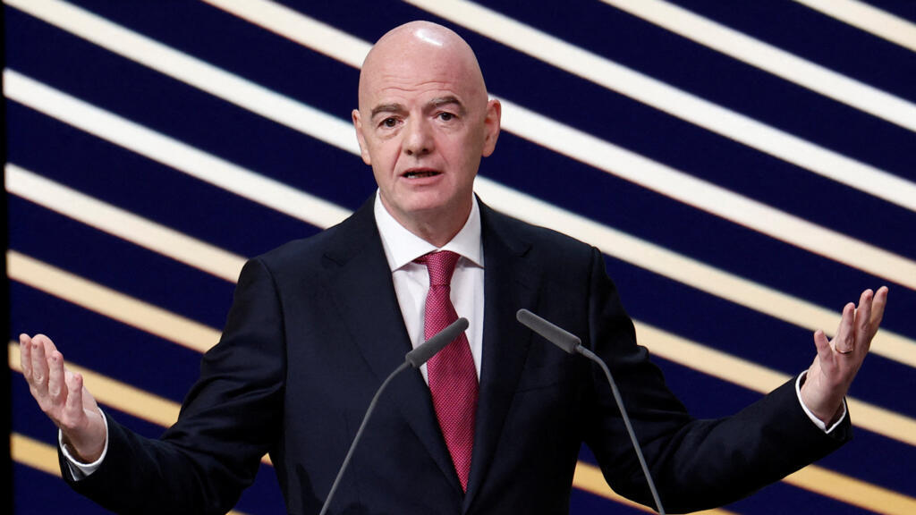 Le président de la FIFA, Gianni Infantino, le 12 février 2026 à Bruxelles en Belgique.