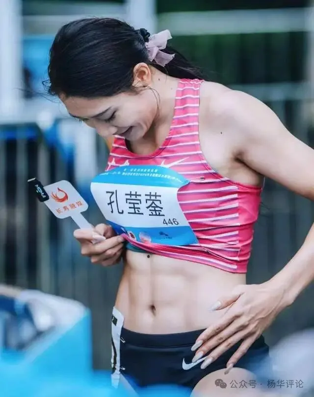 中国跨栏女神冲金，肌肉线条夸张被误判AI合成