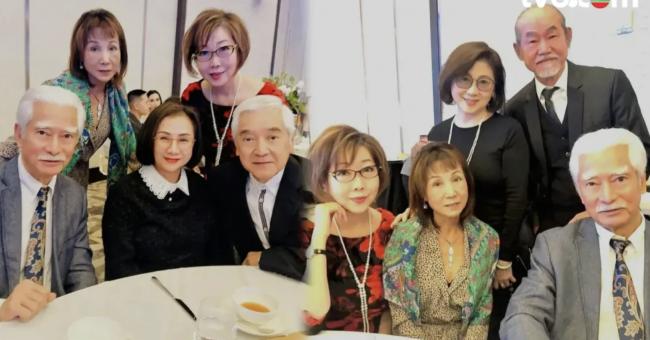 满屏回忆杀! 81岁秦沛、元华温哥华罕见同框, 四大老戏骨近照曝光