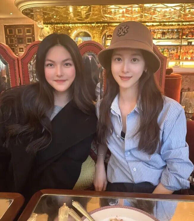 李湘晒王诗龄与施罗德合照 人脉圈层惹人惊叹（配图7）