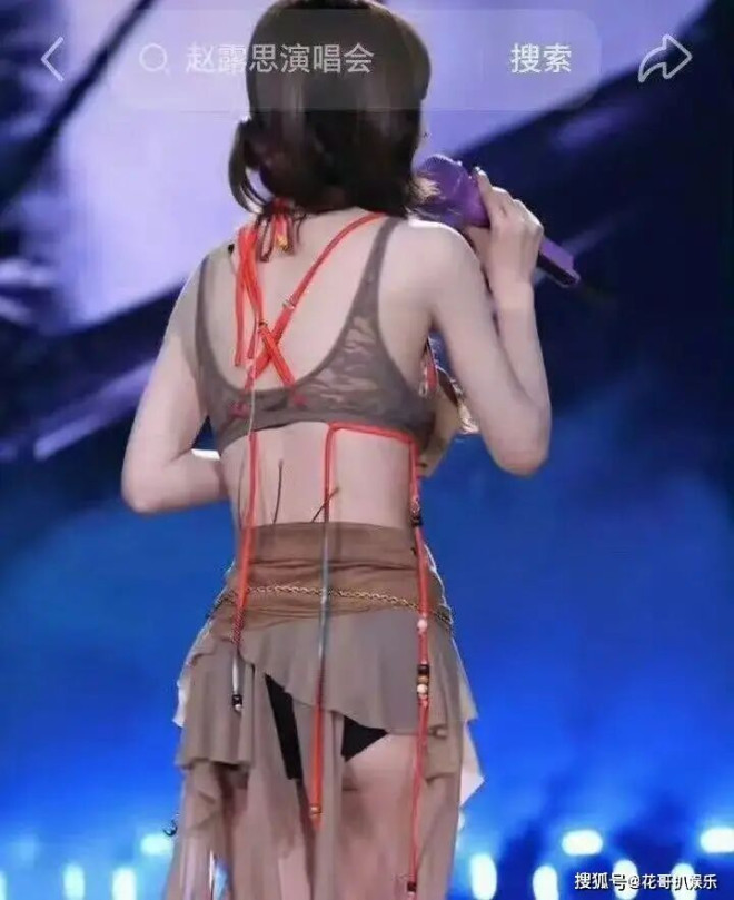 赵露思演唱会争议不断 穿搭暴露擦边动作不断