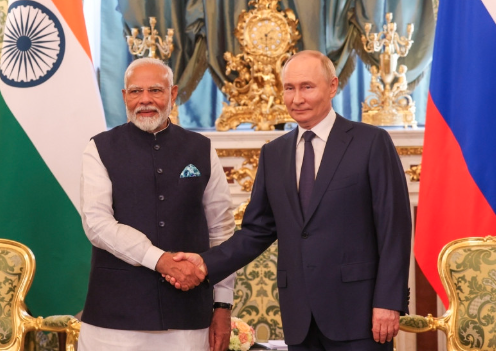 俄乌战争后首访俄罗斯 莫迪当面向普京要人