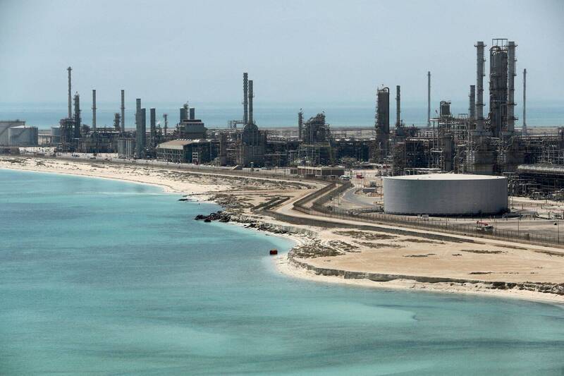 沙乌地阿拉伯拉斯塔努拉（Ras Tanura）炼油厂。 （路透档案照）