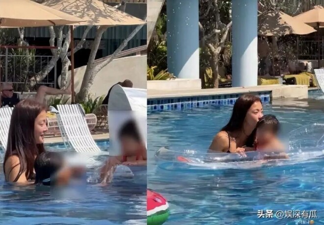 44岁演员女星穿泳装给女儿喂奶 日常画面引热议（配图2）