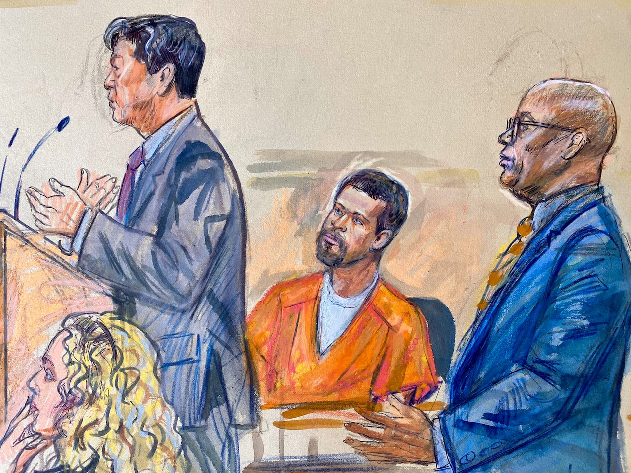 被指控在白宫记者席枪击事件的男子不认罪