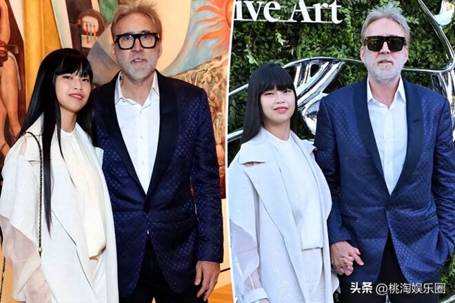 尼古拉斯·凯奇携妻亮相 满头白发白胡子认不出（配图1）