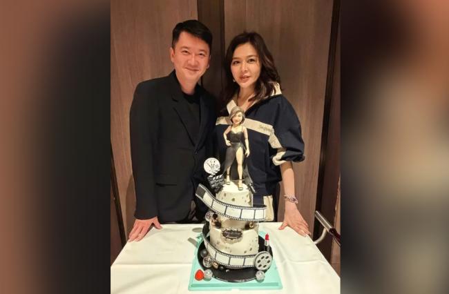 亿万富豪为64岁关之琳祝寿 无滤镜真实容貌曝光