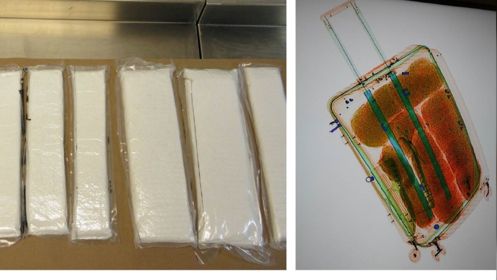 两名加拿大人在机场手提箱中发现25公斤冰毒后被捕