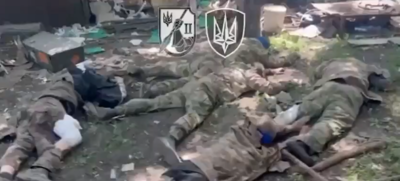 烏軍第 4 旅成功擄獲 5 名俄軍。&nbsp;&nbsp;&nbsp;圖：翻攝自 Ukrainian Front X（前推特）帳號