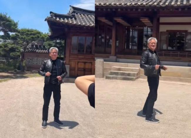 黄仁勋脱口秀录制画面曝光