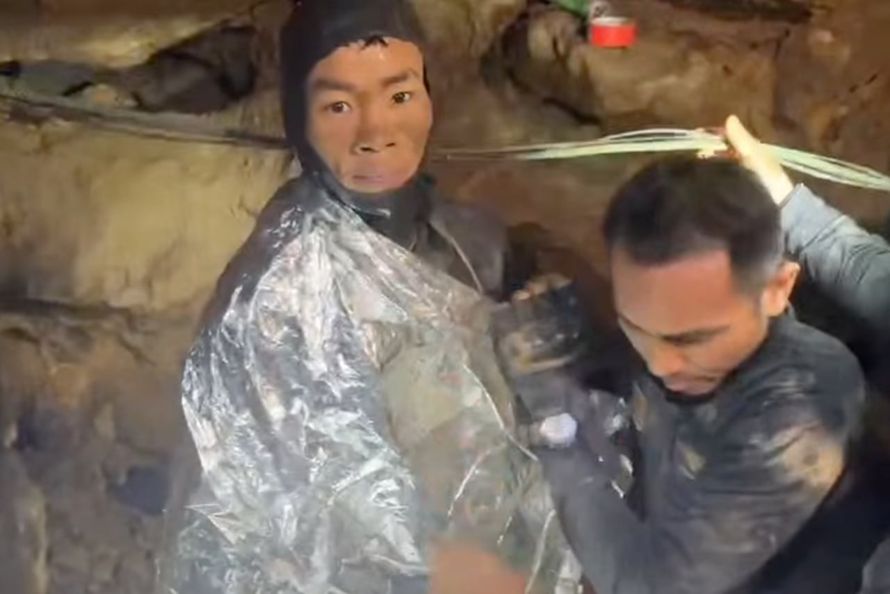 People being rescued