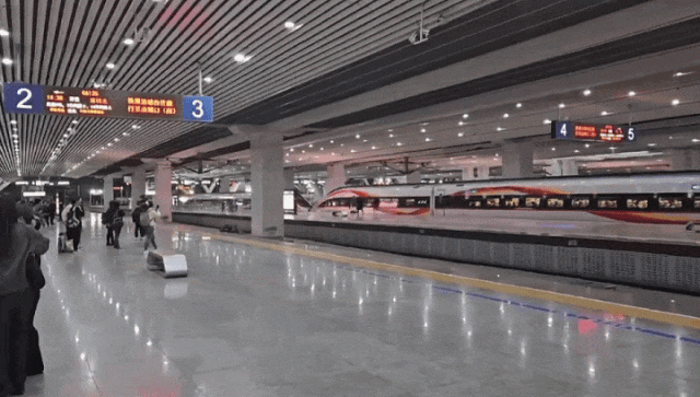 旅客挂在开行的高铁门上?车站:当事人扒门夹到手指(图)