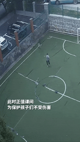 野猪跑进小学 大爷毫不犹豫与其搏斗:关系到孩子们安全