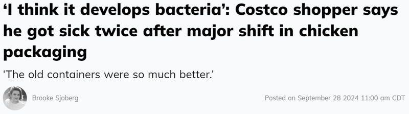 Costco烤鸡摊上事:营养学家自曝吃完病了2次(组图)