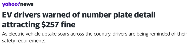 悉尼华人快自查车牌!少这个标签 有重大安全隐患(图)