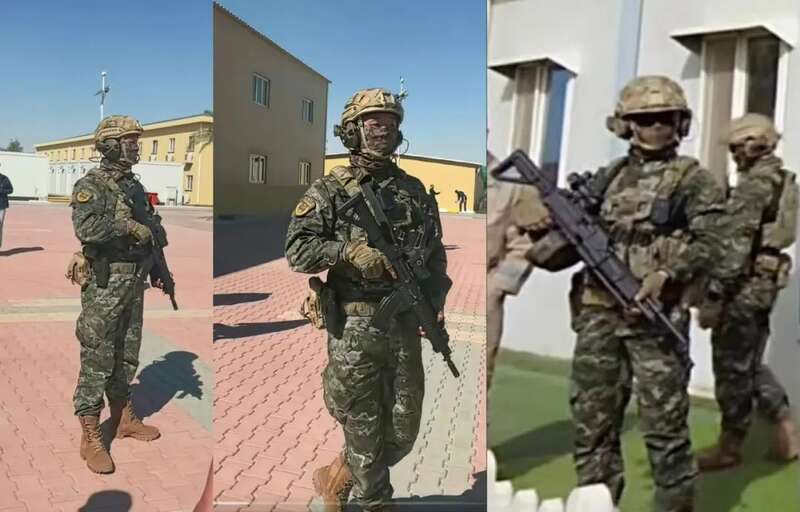 中国武警海外特战队员换装191步枪和201轻机枪(图)