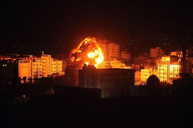 以军轰炸加沙地带多地致18死 巴以停火又陷僵局(组图)