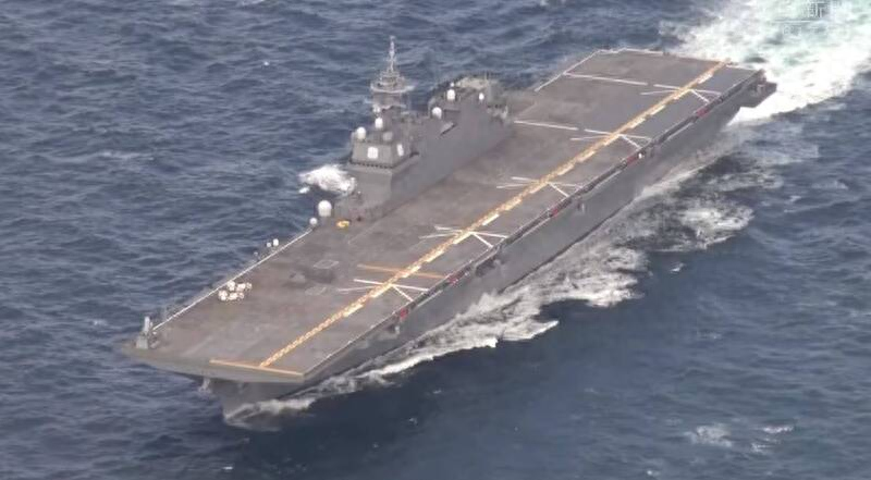 双航母战斗群将成型!日本准航母赴美试验F-35上舰(组图)