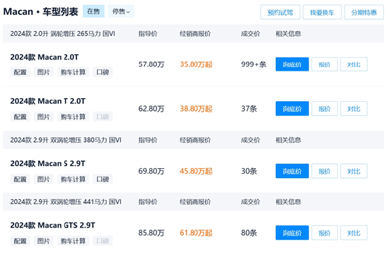 中国保时捷跌破40万人民币 前9月销量减3成(组图)