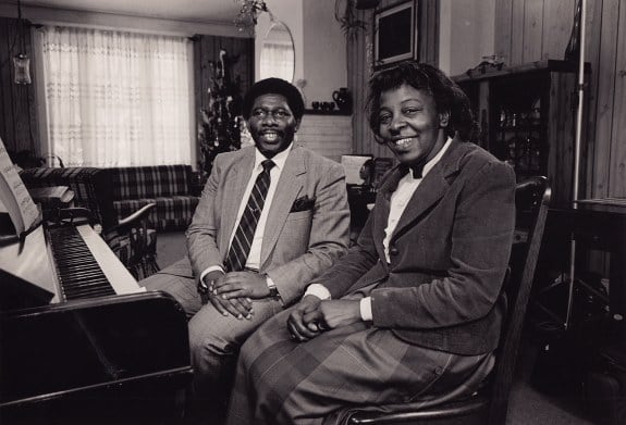 Daisy Sweeney pictured here with Oliver Jones.