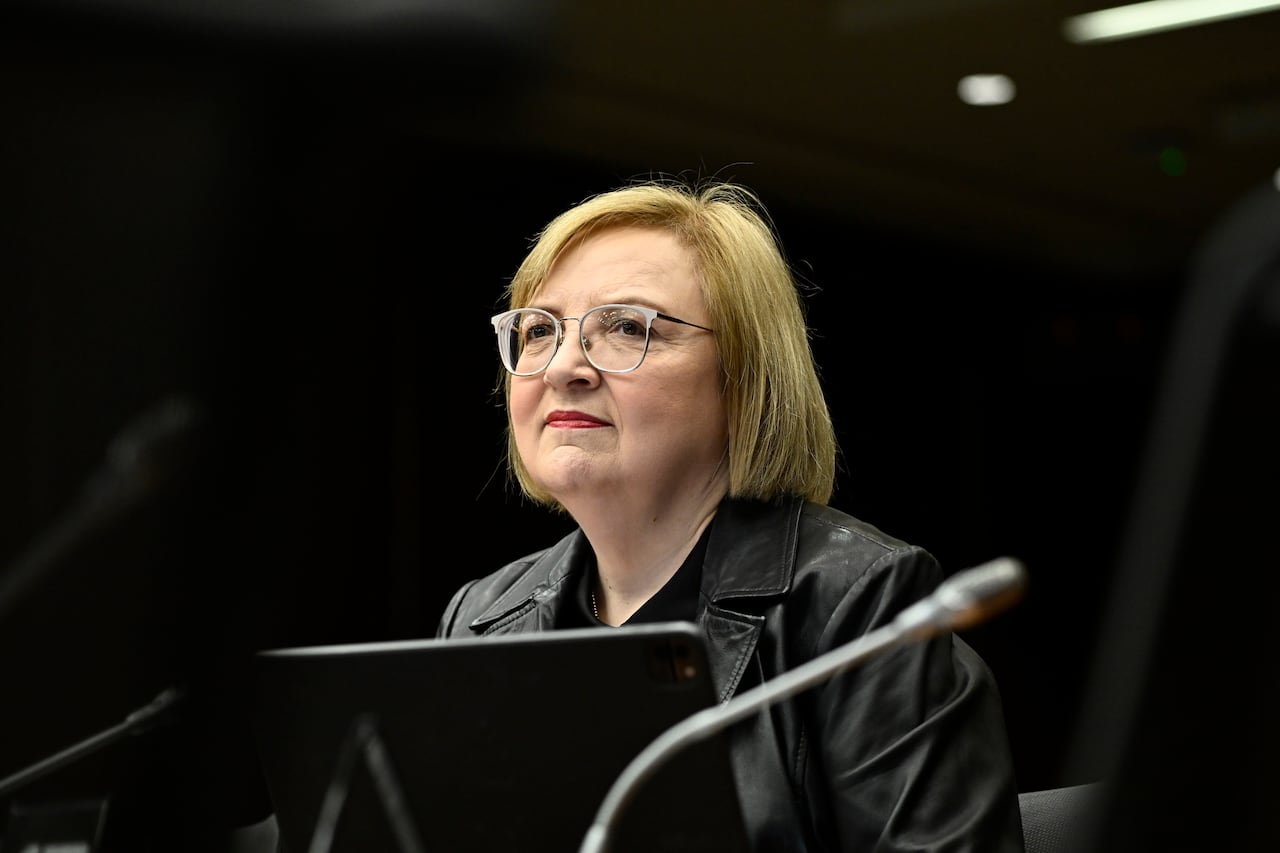 Unifor says General Motors and the union workers have begun collective bargaining at the automaker's CAMI Assembly plant in Ingersoll, Ont. Unifor national president Lana Payne prepares to appear before a House of Commons committee, in Ottawa, Thursd