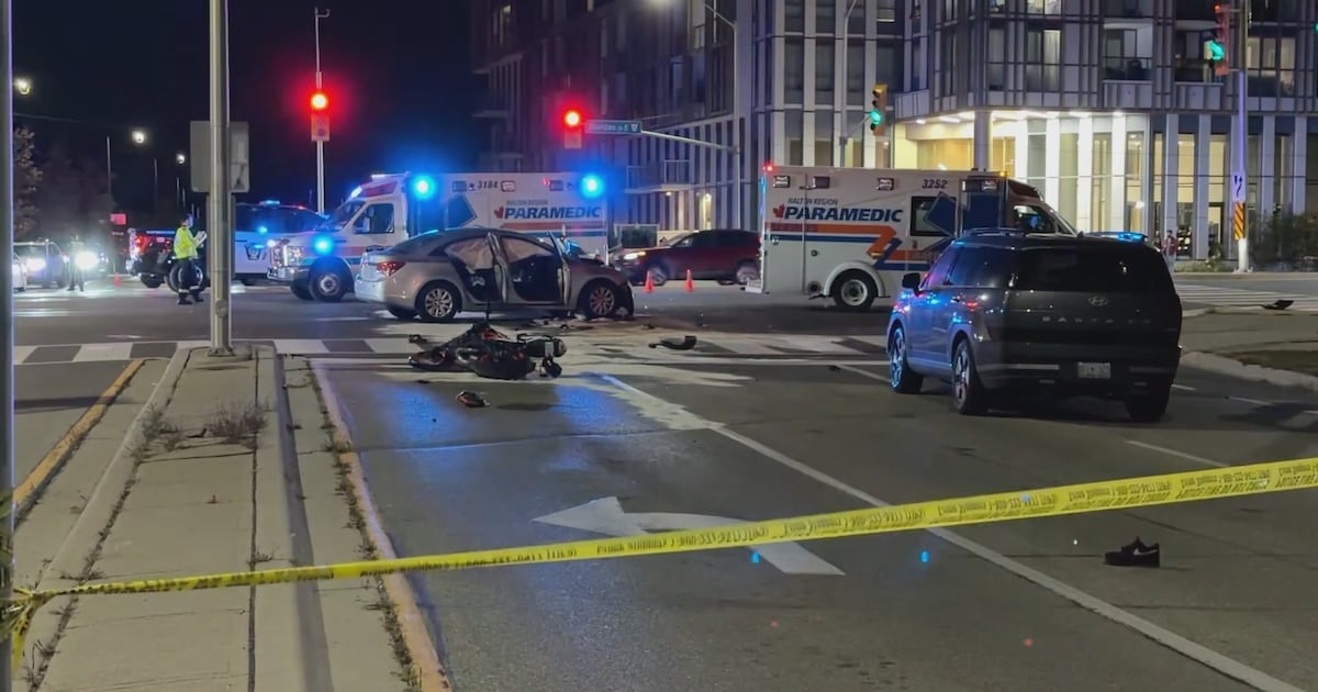 奥克维尔严重交通事故：摩托车与轿车碰撞致一人当场死亡