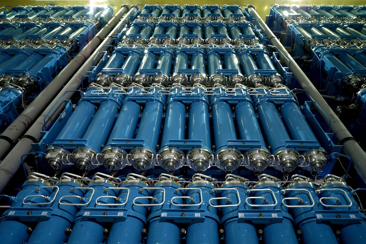 Gas centrifuges at a uranium enrichment plant in Seversk, Russia, December, 2025.