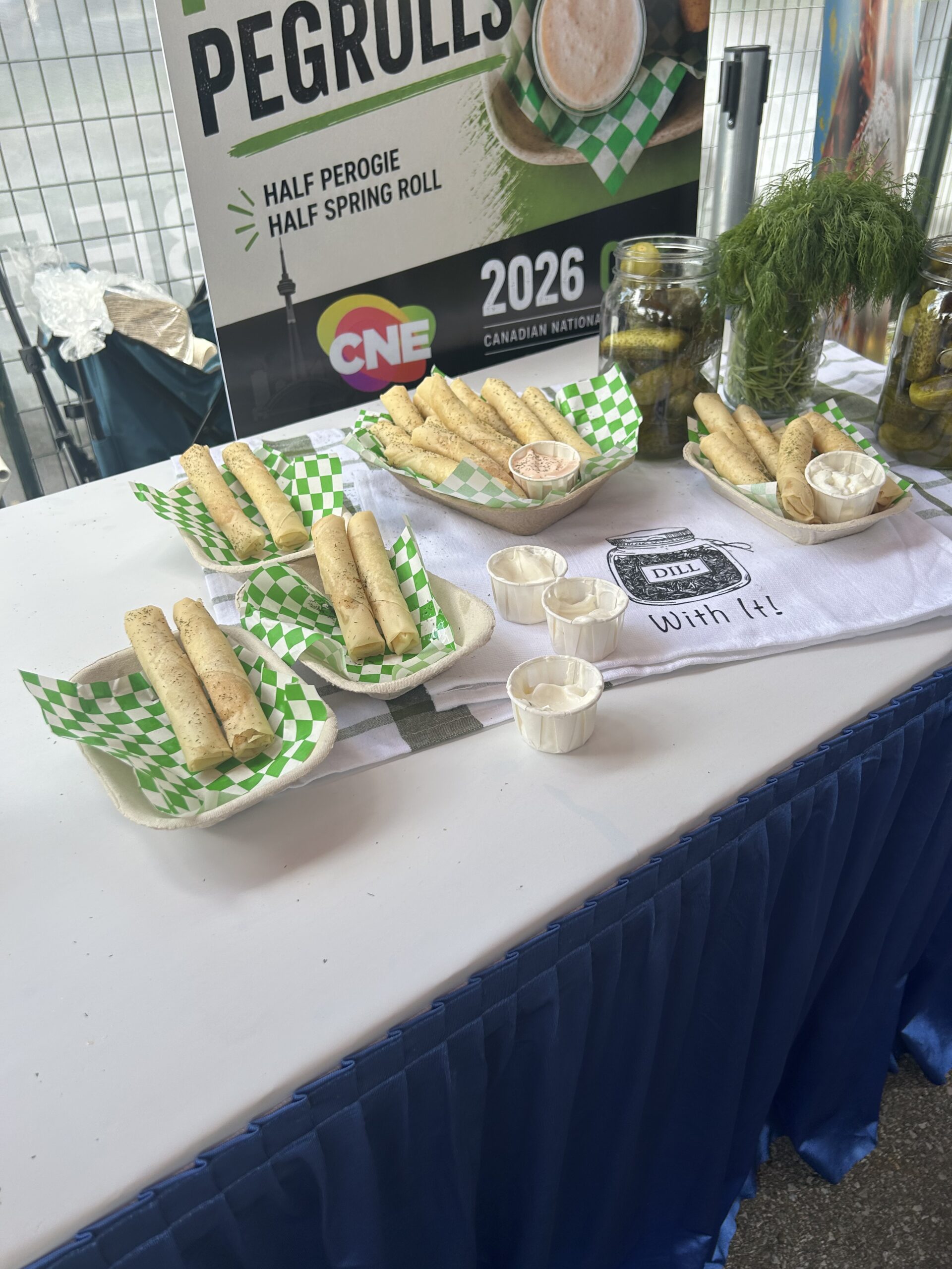 Dill Pickle Pegrolls, one of the food items that will be available at the Canadian National Exhibition this year. 680 NEWSRADIO/Fil Martino