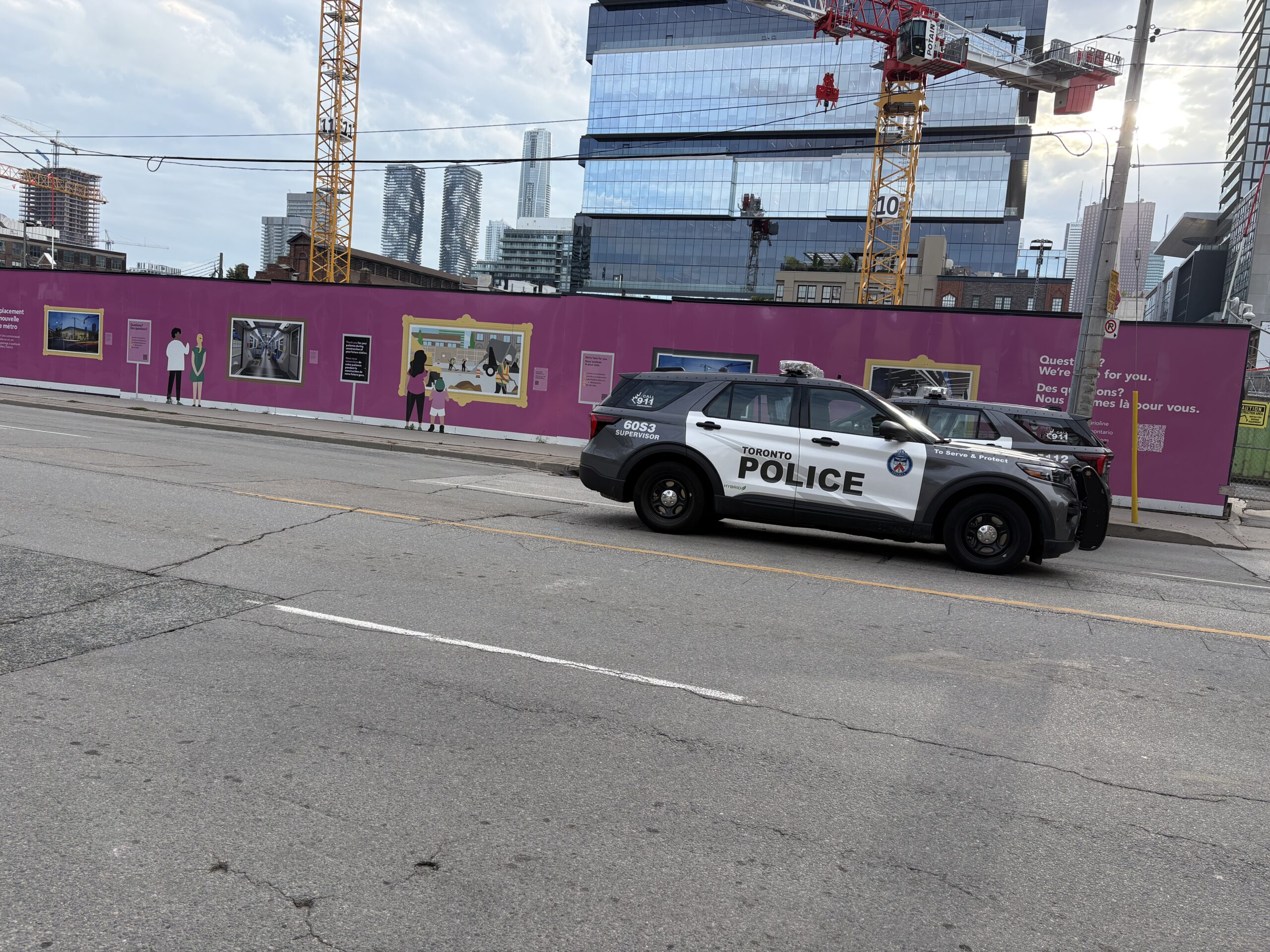 多伦多Corktown警车与自行车碰撞 致一人送医