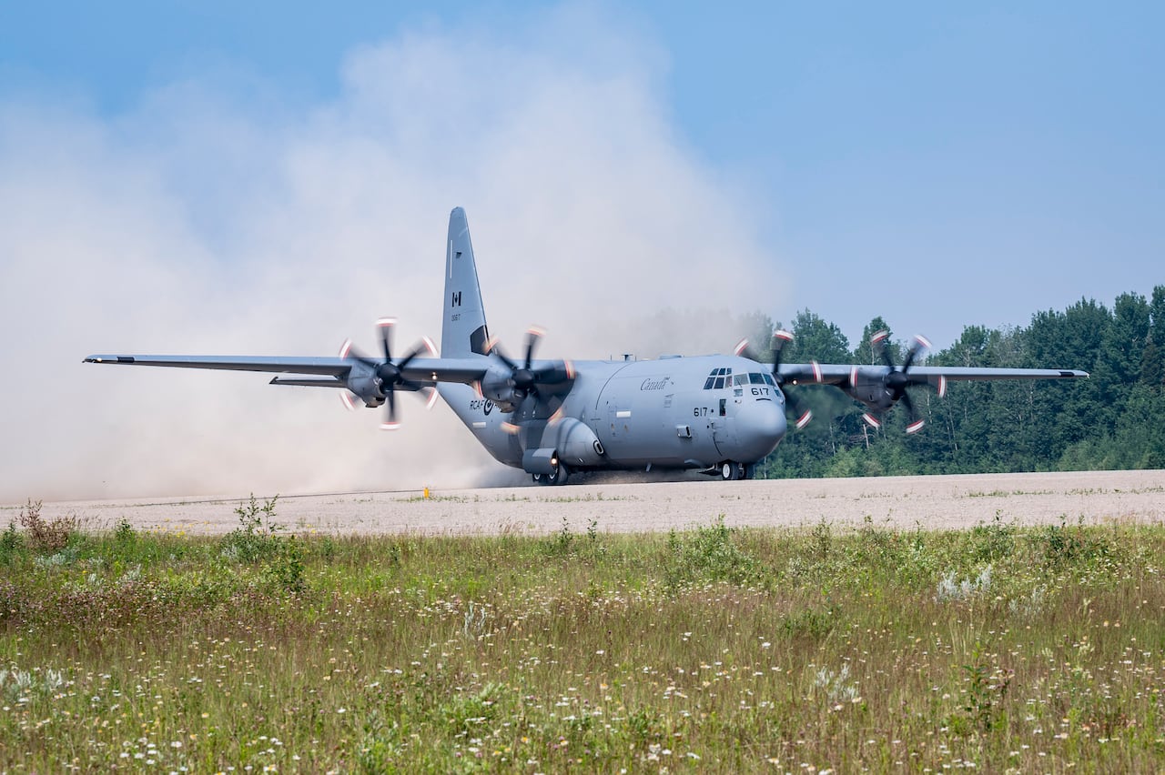 A military plane.