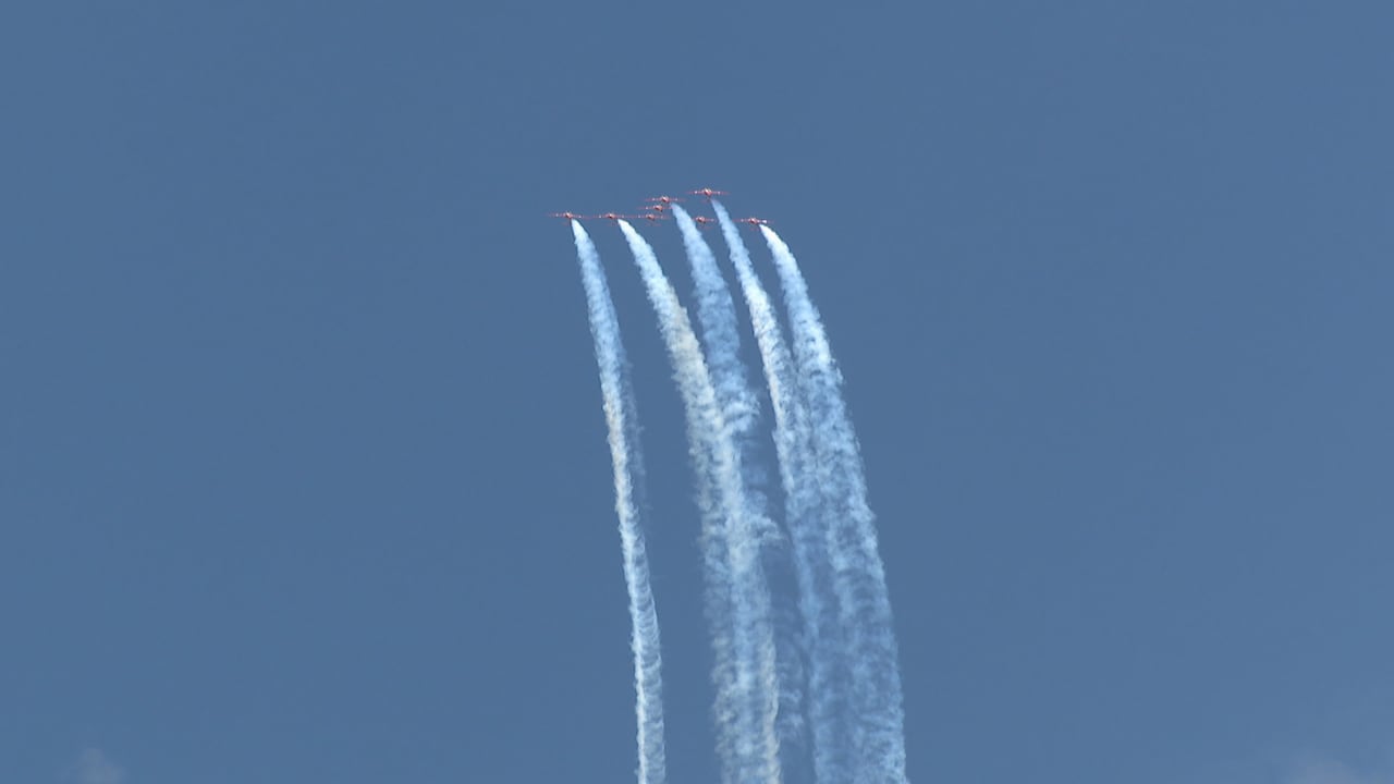 planes in the sky
