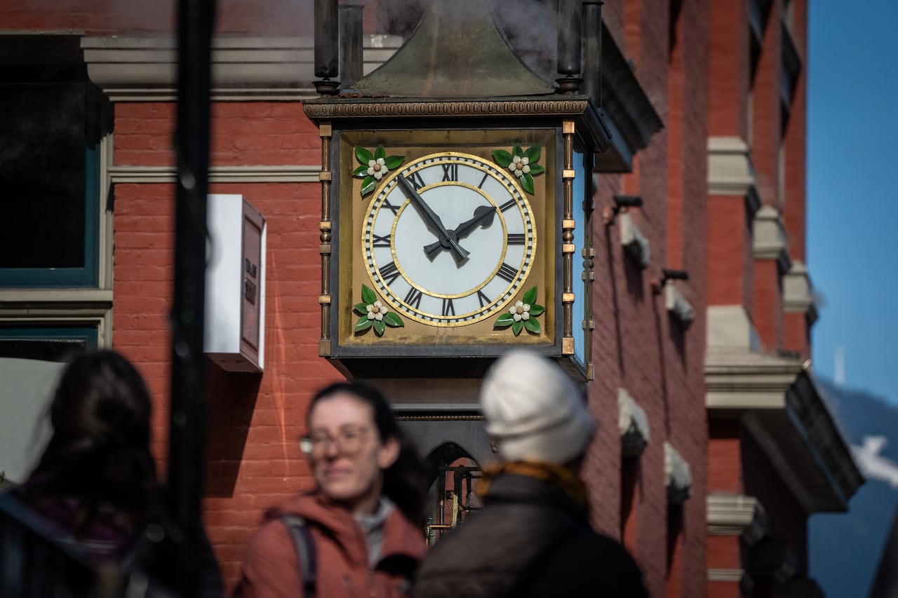 The Gaston steam clock