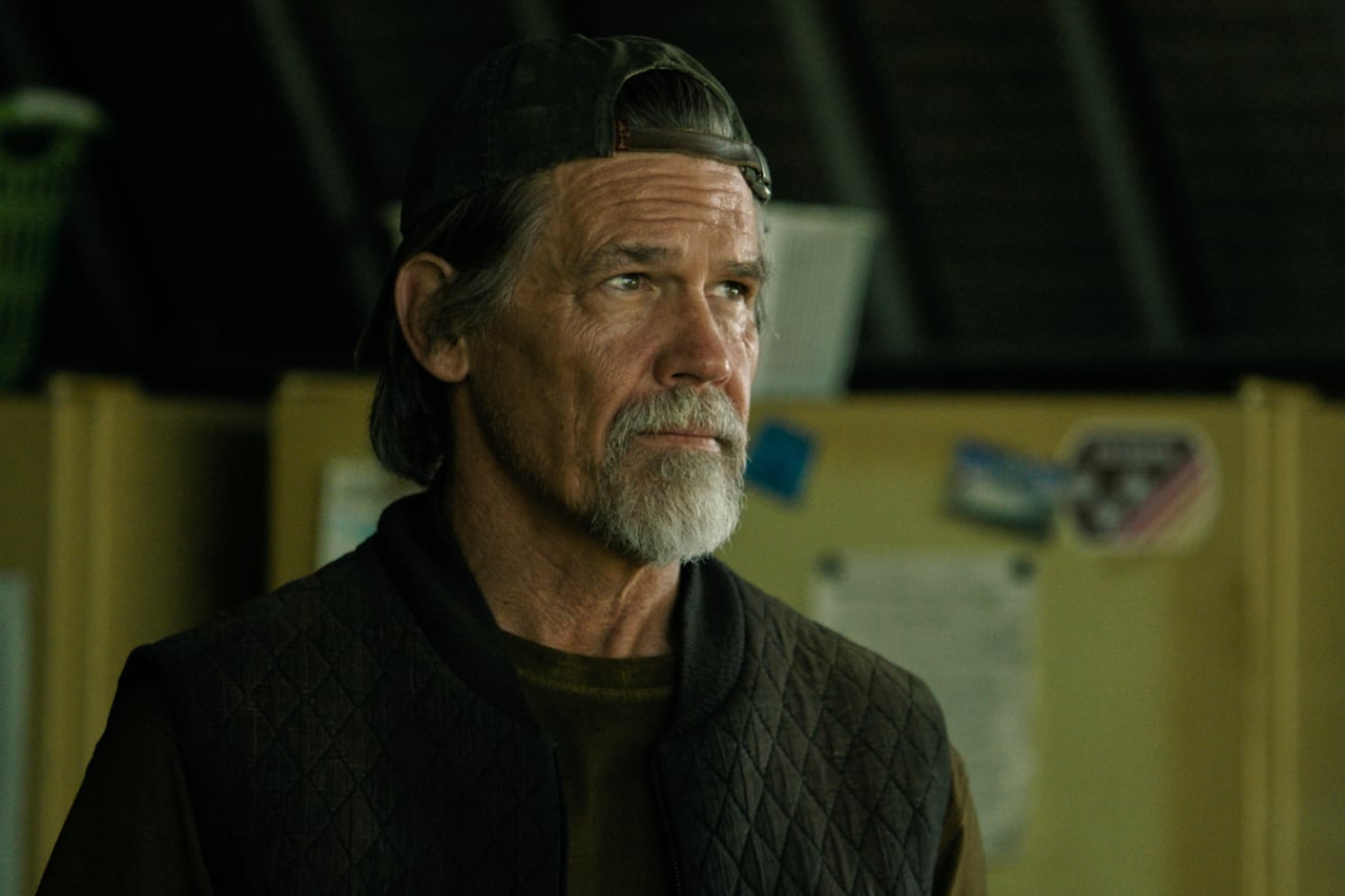Josh Brolin plays Bangley, Hig's irascible soldier-of-fortune compound companion in The Dog Stars (20th Century Studios/The Associated Press)