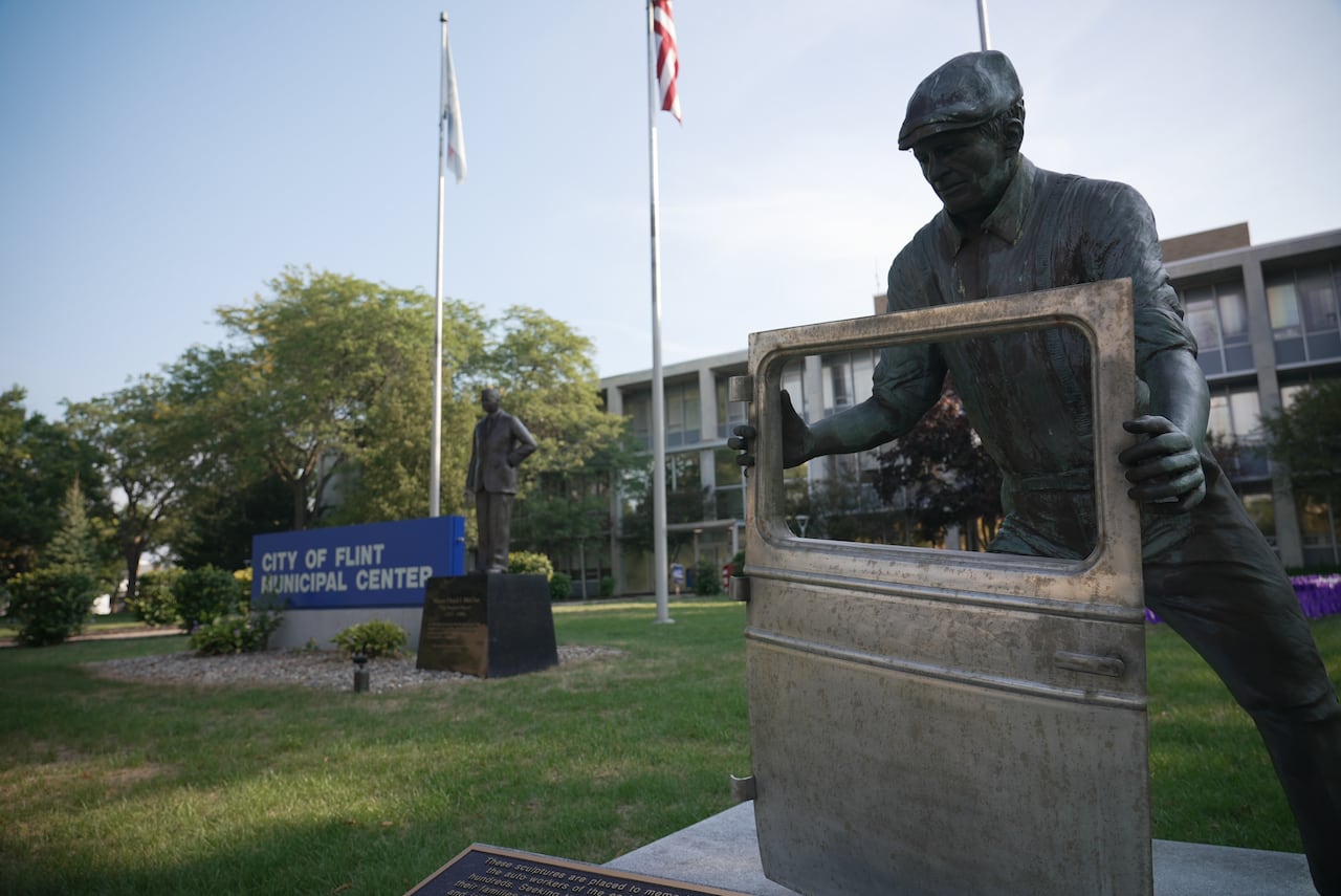 Statues in Flint