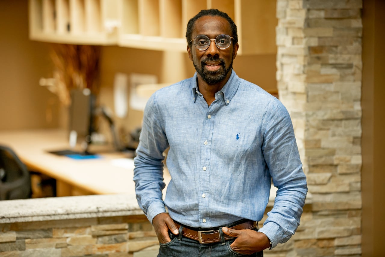 Dr. Sean Wharton is an internal medicine specialist and clinical researcher in obesity medicine in Toronto. (Craig Chivers/CBC)