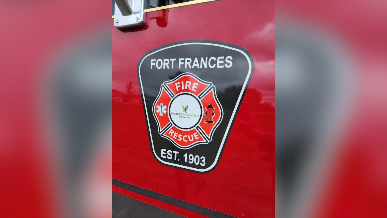 A close-up of a fire truck.