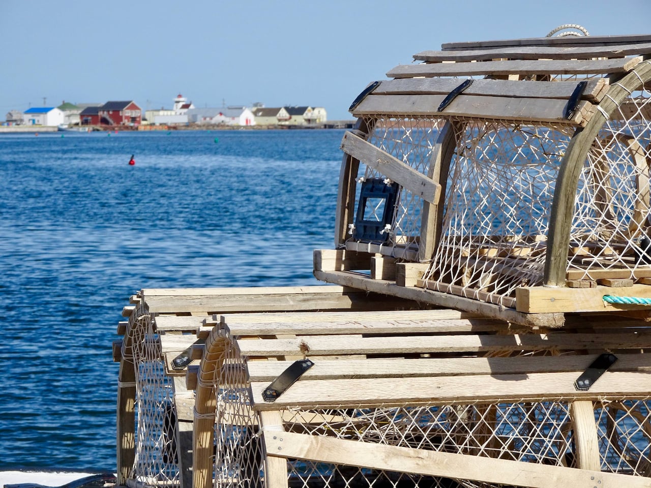 File pic of  lobster trap on a pier in PEI from May 2018.