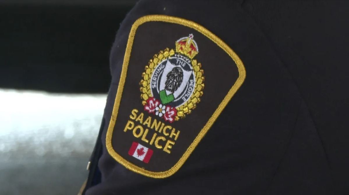 The new Saanich Police crest is pictured on a shoulder patch.
