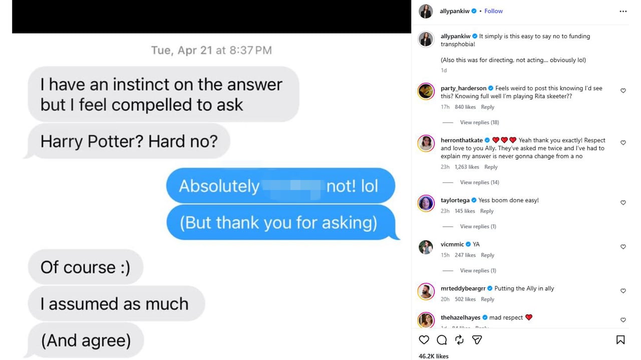 An Instagram post.