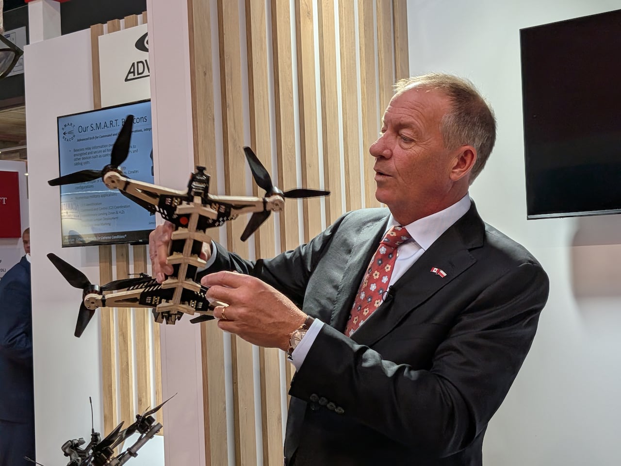 The CEO of Ottawa-based Robotics Centre, Charles Barlow, said when it comes to drones, plywood is just as ef
