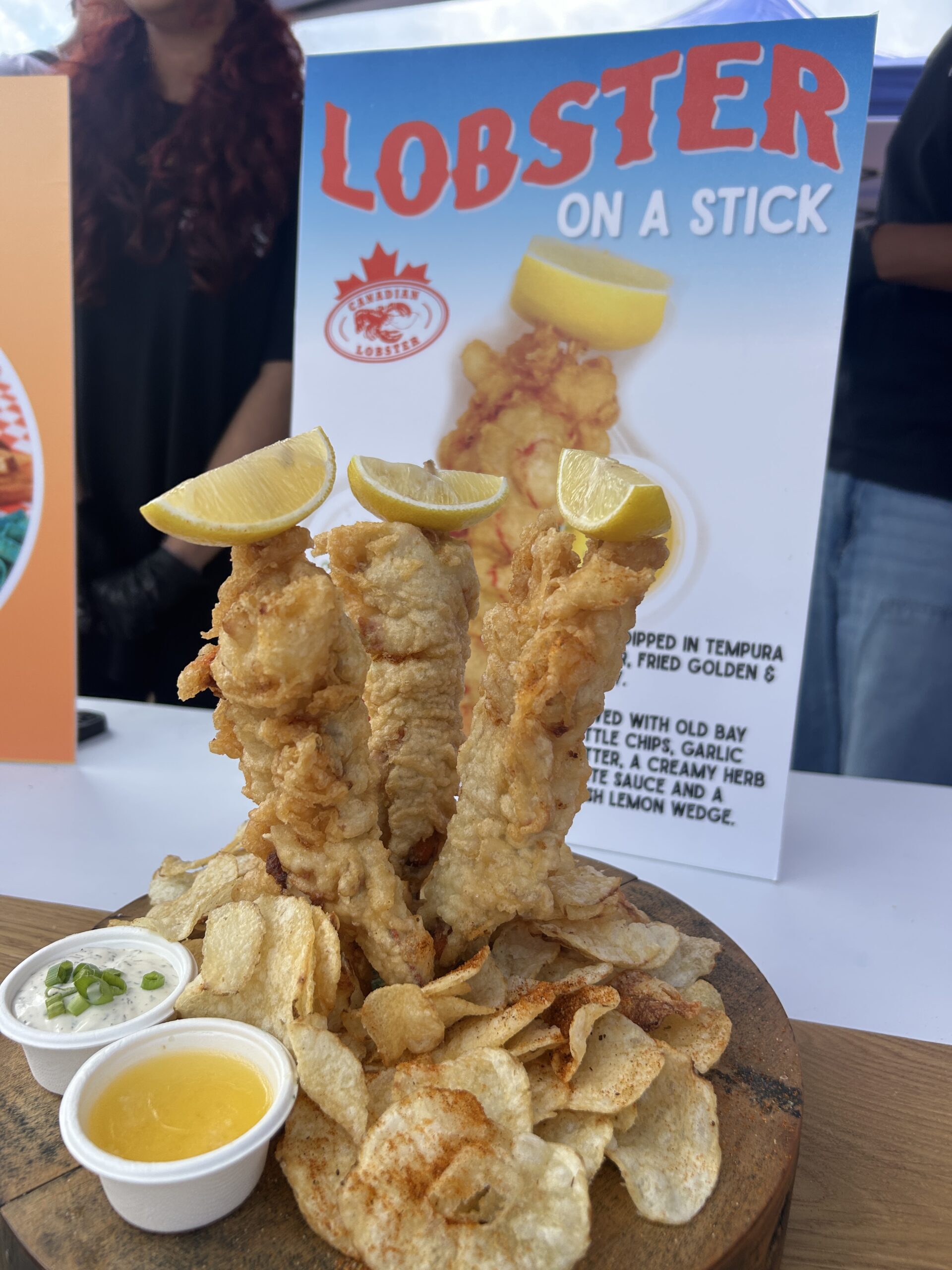 Lobster on a Stick, one of the food items that will be available at the Canadian National Exhibition this year. CITYNEWS