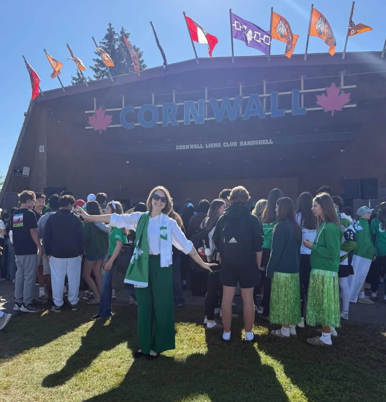 Sarah Good at a recent public event in Cornwall's Lamoureux Park