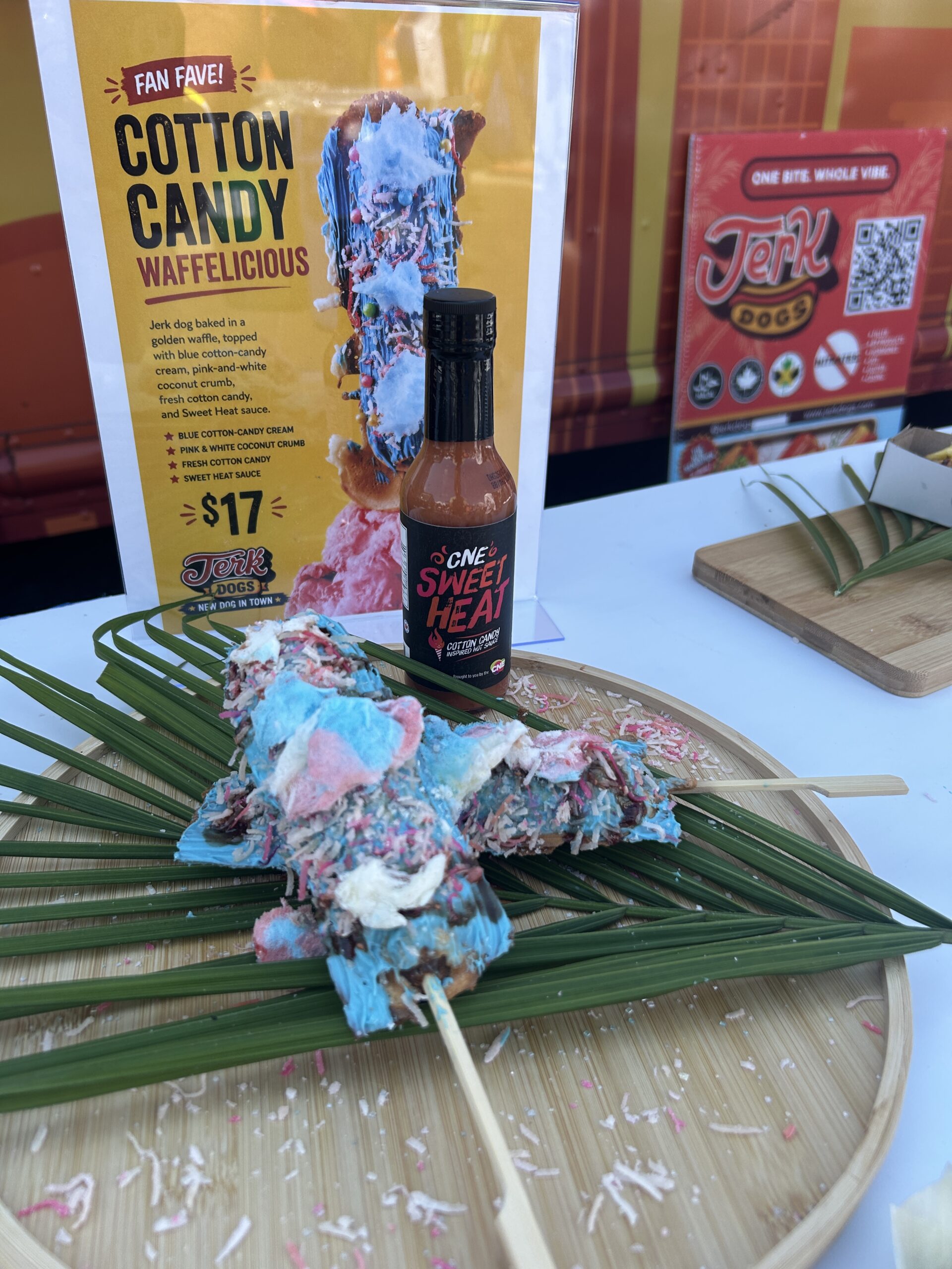 Cotton Candy Wafflelicious, one of the food items that will be available at the Canadian National Exhibition this year. CITYNEWS