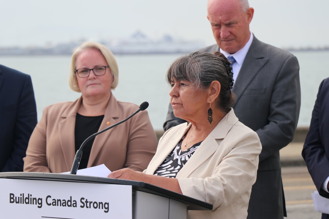 Tsawwassen First Nation Chief Laura Cassidy is one of many First Nation leaders who will need to be consulted on the proposed pipeline terminal at Roberts Bank. In a statement the Nation said it has not taken a position on the proposed route.