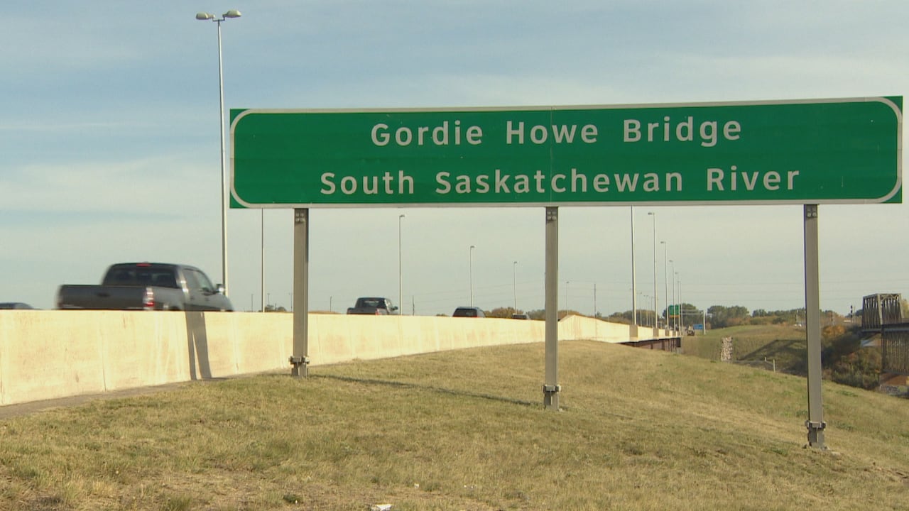 萨斯卡通戈迪·豪桥路牌