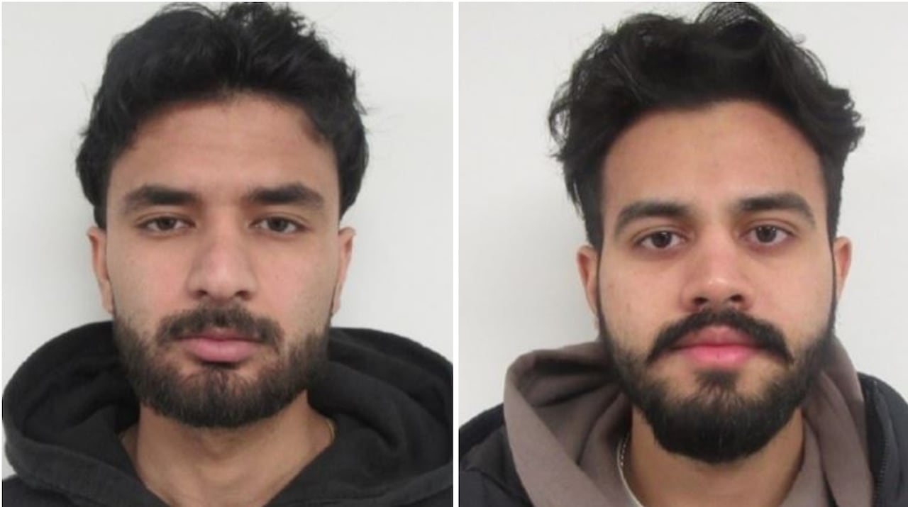Sahibjot Singh (left) and Amitoz Bajwa were allegedly part of a group of nearly a dozen young Edmonton-based Indian nationals linked to arsons, shootings and extortions carried out at the behest of the Bishnoi gang.