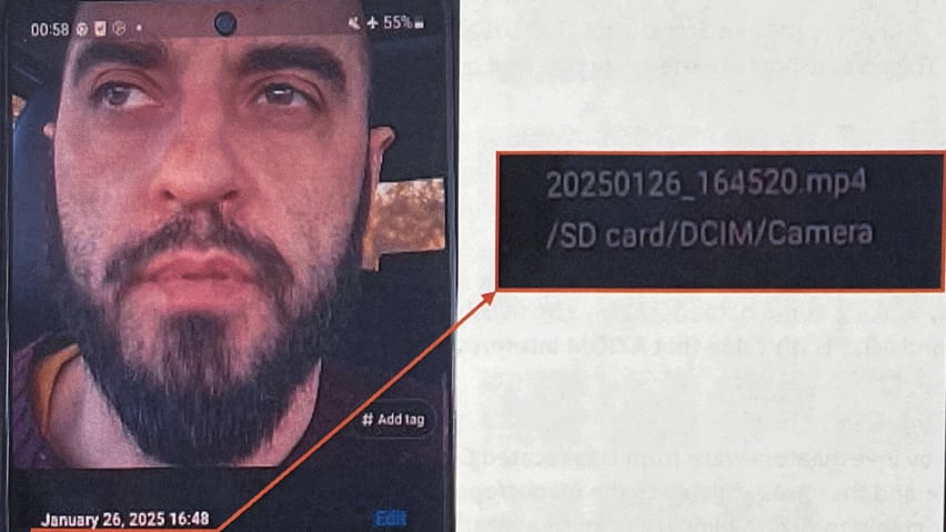 A thumbnail of a man with a beard, with a timestamp below of January 26, 2025, 16:48.