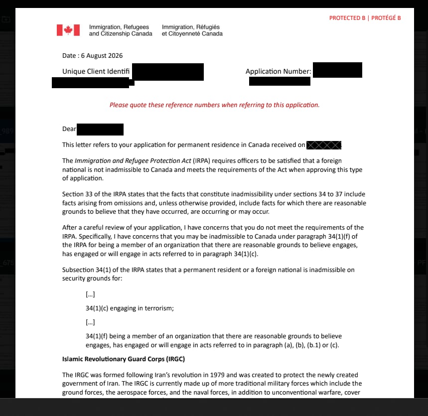 A letter snapshot.