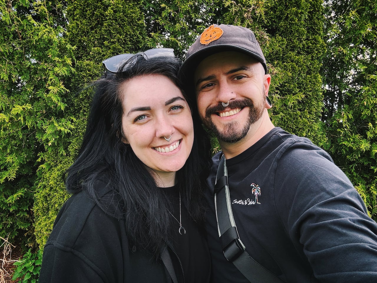 couple smiling at camera